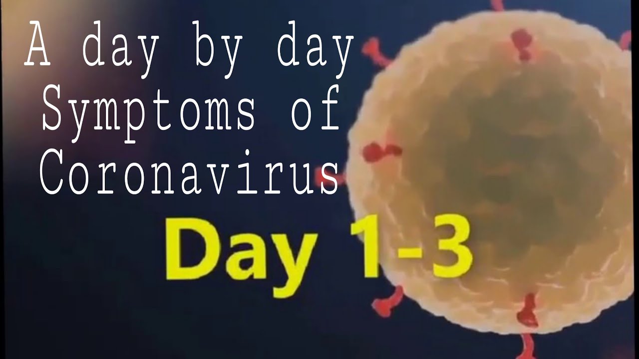 A day by day Symptoms of Coronavirus